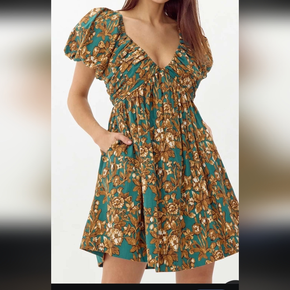 Greylin KARLA COTTON MIDI DRESS